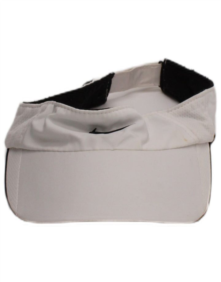 Nike Dame Visir Cap One Size White Polyester Sports