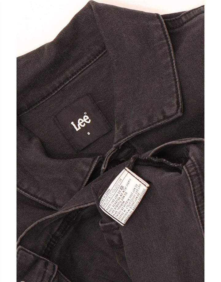 Lee Herre Denim Gilet UK 36 Lille Grå Bomuld