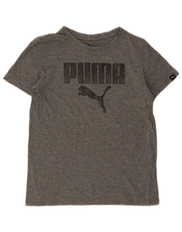 Puma drenge grafisk t-shirt top 11-12 år grå