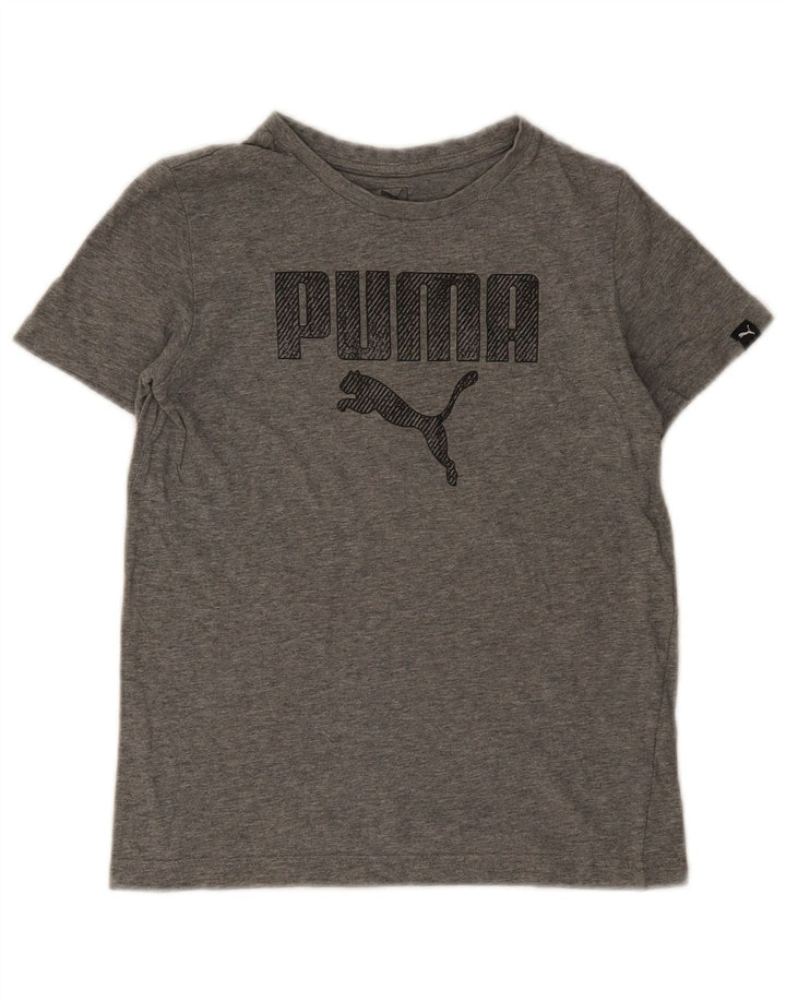 Puma drenge grafisk t-shirt top 11-12 år grå