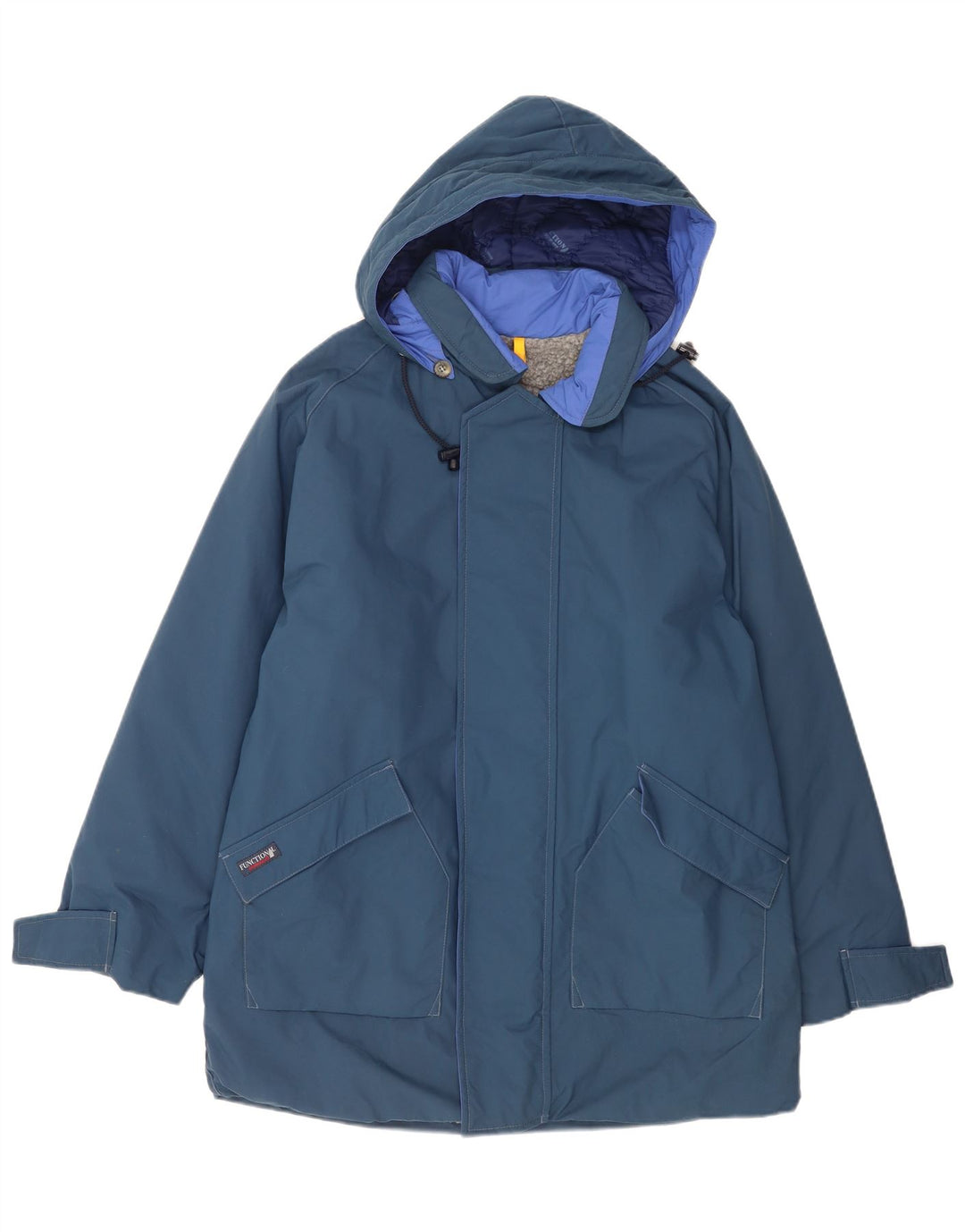 Murphy & Nye Herre Hætte Sherpa Parka Jakke UK 38 Medium Navy Blue