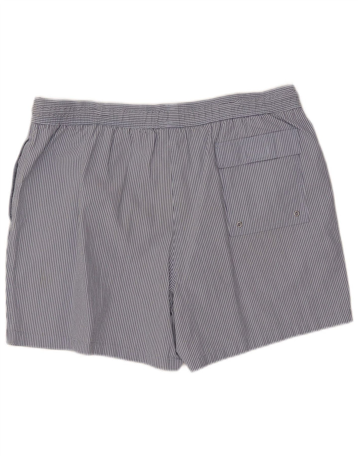 BROOKS BROTHERS Herre 346 Badeshorts Store Blå Nålestribet Bomuld