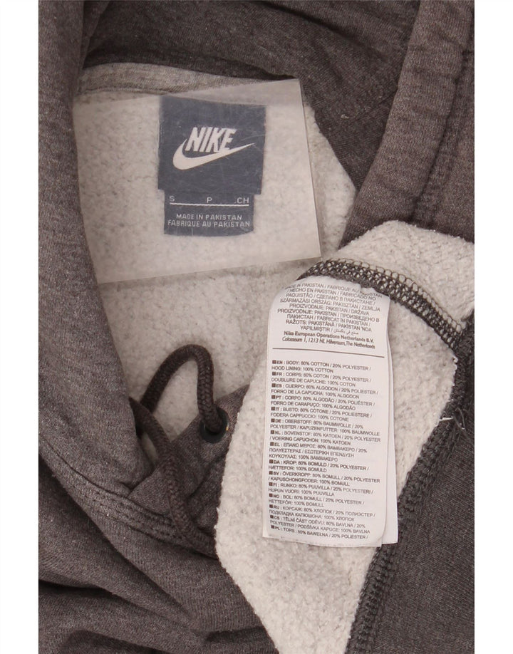 Nike hættetrøje til mænd, lille grå bomuld