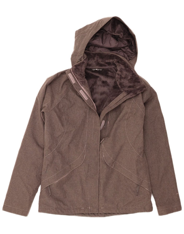 The North Face Womens Dryvent Hooded Windbreaker Jacket UK 10 Small Purple