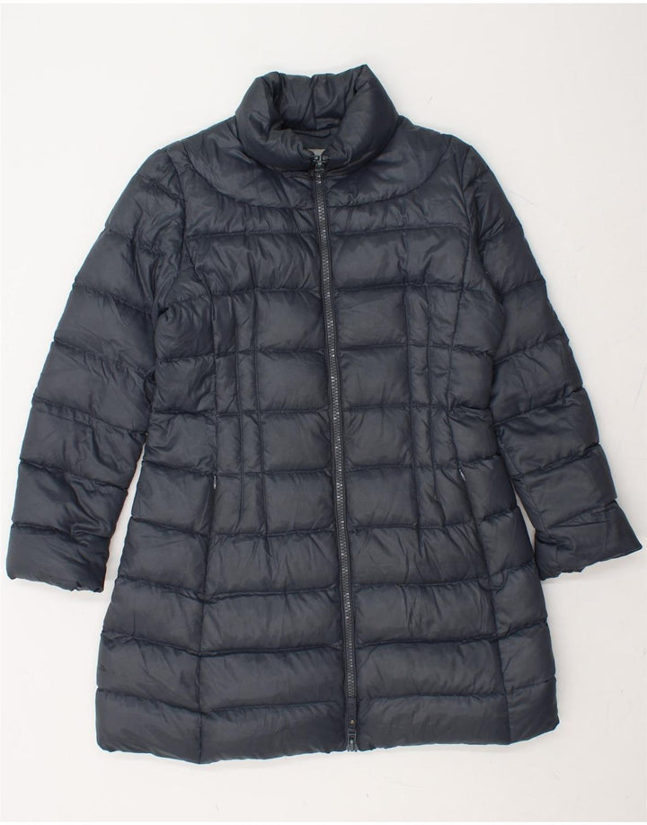 PINKO Womens Padded Coat UK 14 Large Navy Blue Polyamide Vintage Pinko and Second-Hand Pinko from Messina Hembry 