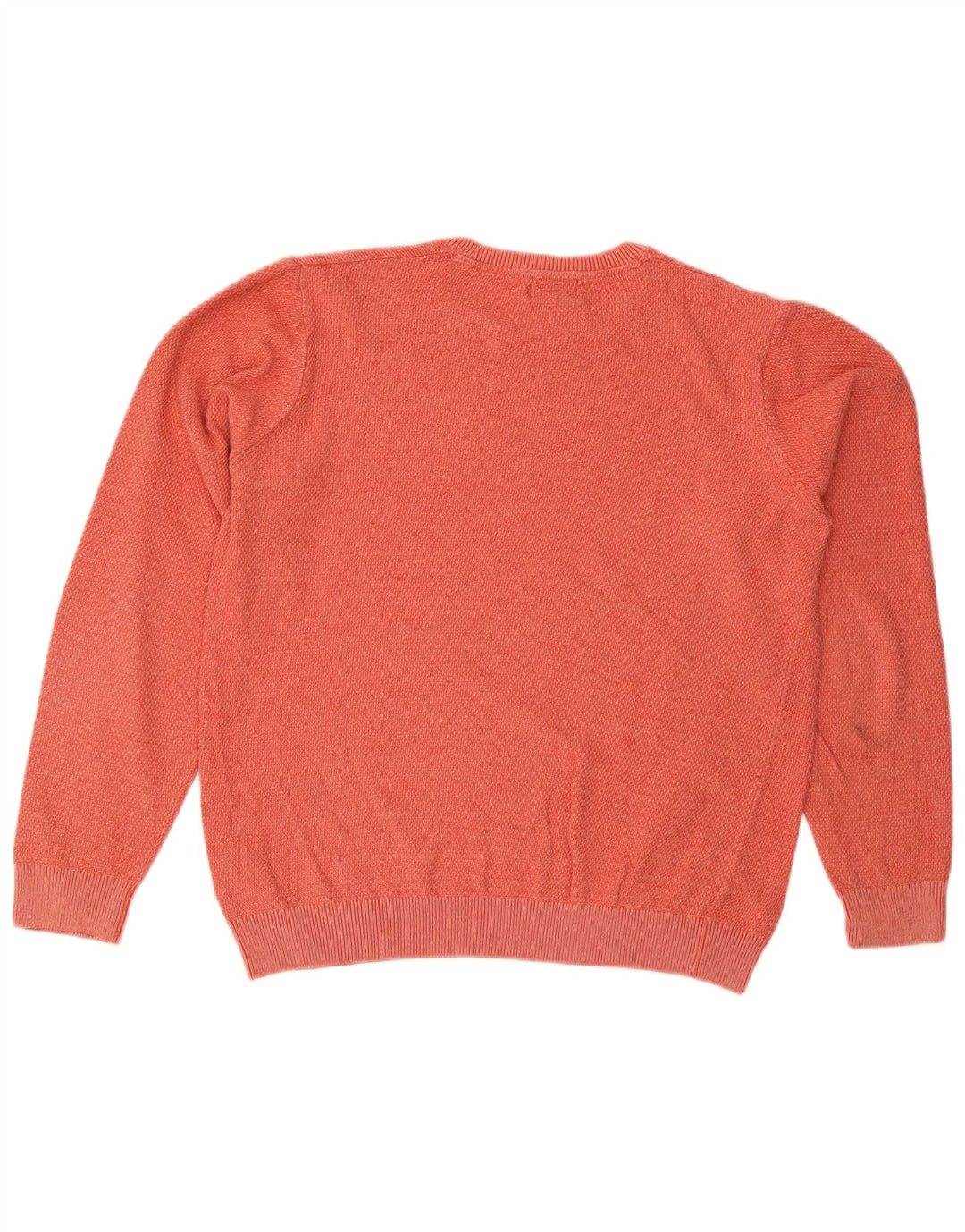 Marks & Spencer Herre sweater med rund hals, medium orange bomuld