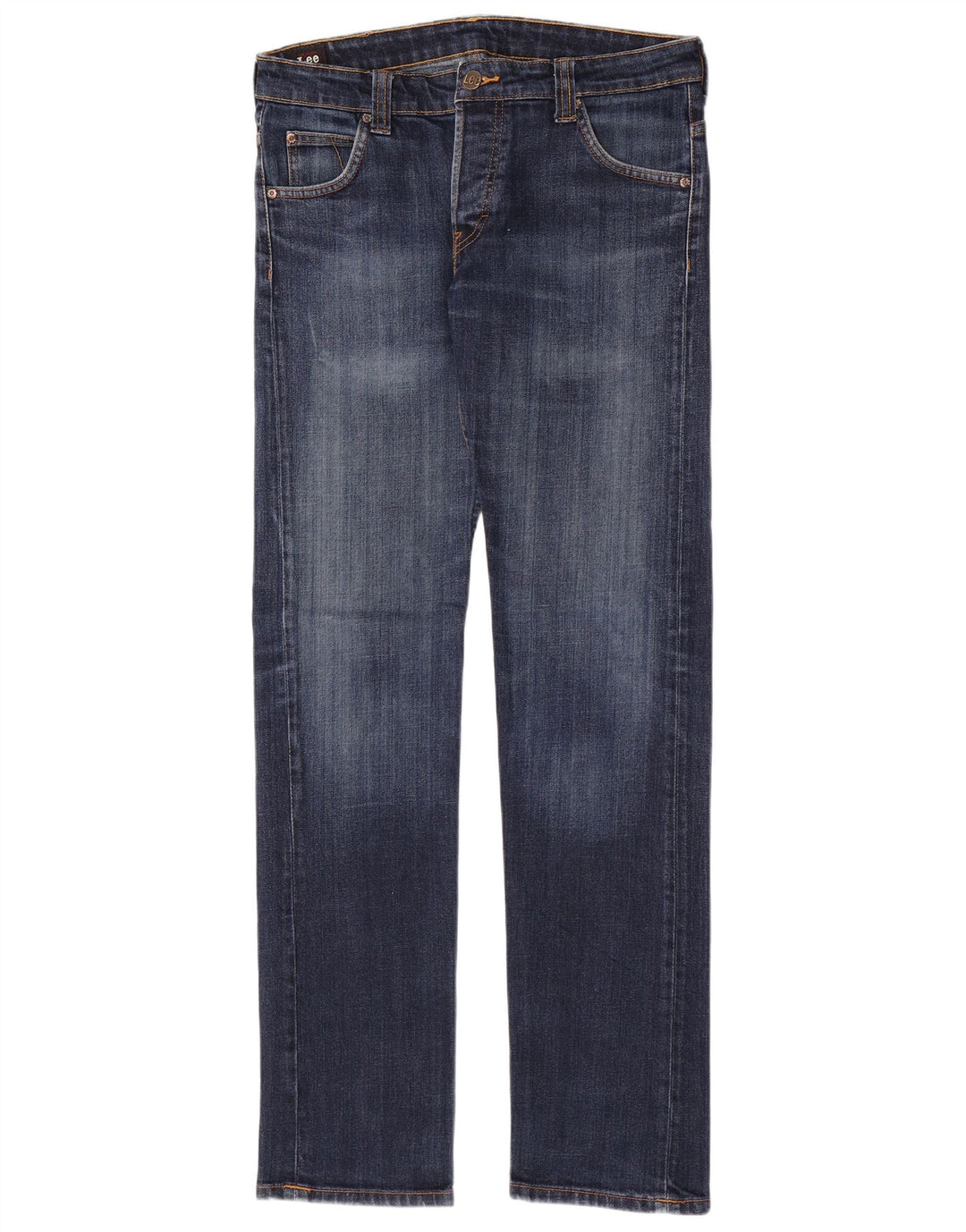 Lee Mens Powell Slim Jeans W32 L34 Marineblå Bomuld