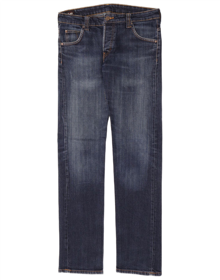 Lee Mens Powell Slim Jeans W32 L34 Marineblå Bomuld