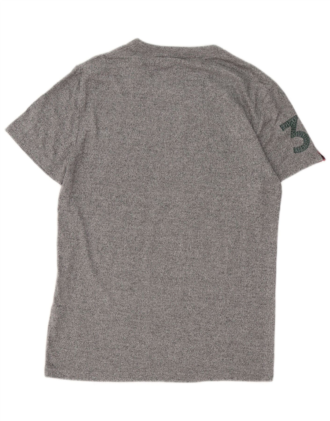 Superdry Herre grafisk T-shirt Top mellemgrå bomuld
