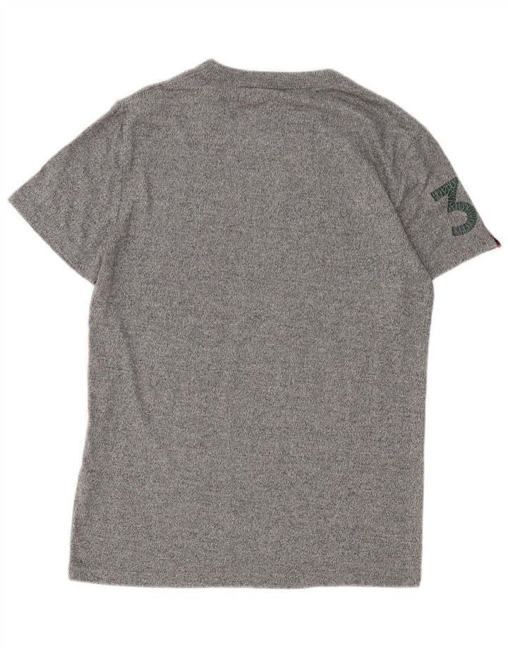 Superdry Herre grafisk T-shirt Top mellemgrå bomuld