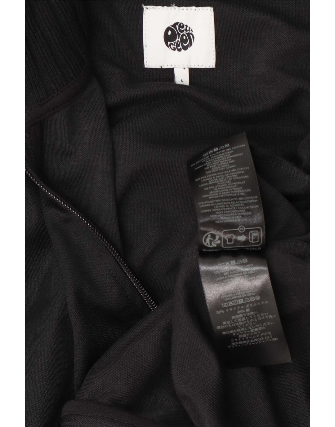 Pretty Green Herre træningsdragt Top jakke Stor sort polyester