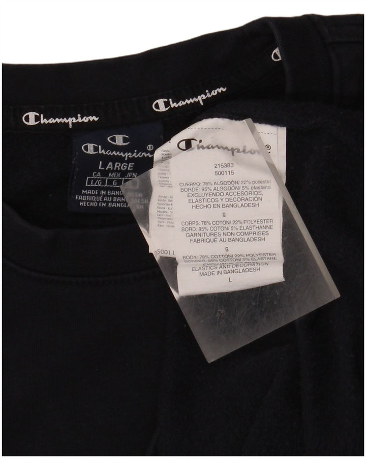 CHAMPION Sweatshirt til mænd Stor marineblå bomuld