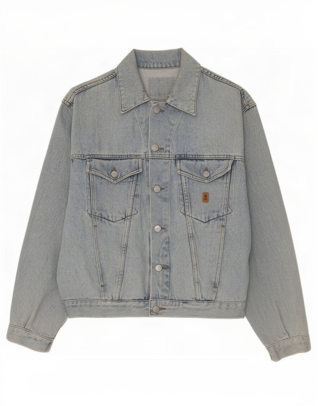 Uniform Herre denimjakke UK 40 Large Blue Cotton