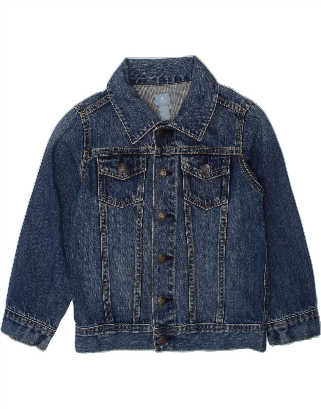 GAP Boys Denim Jacket 4-5 Years Blue Cotton Vintage Gap and Second-Hand Gap from Messina Hembry 
