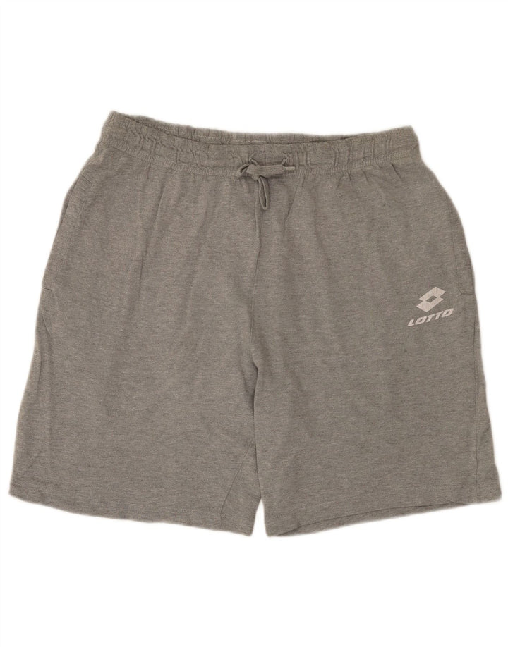 Lotto Herre Sportshorts 2XL Grå Bomuld