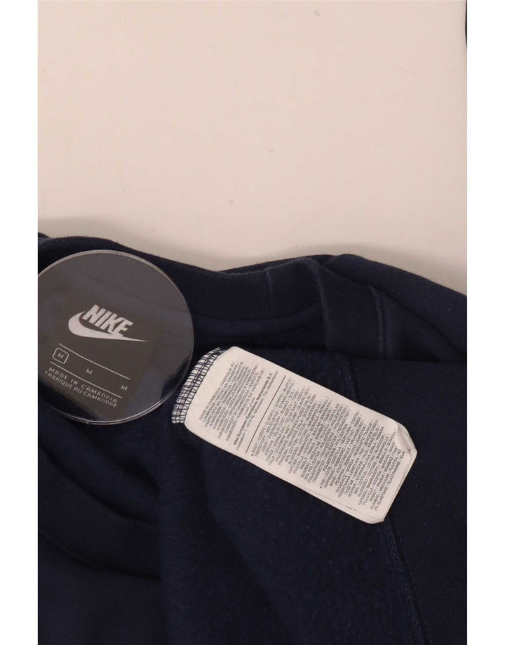 Nike grafisk sweatshirt til mænd Medium marineblå bomuld