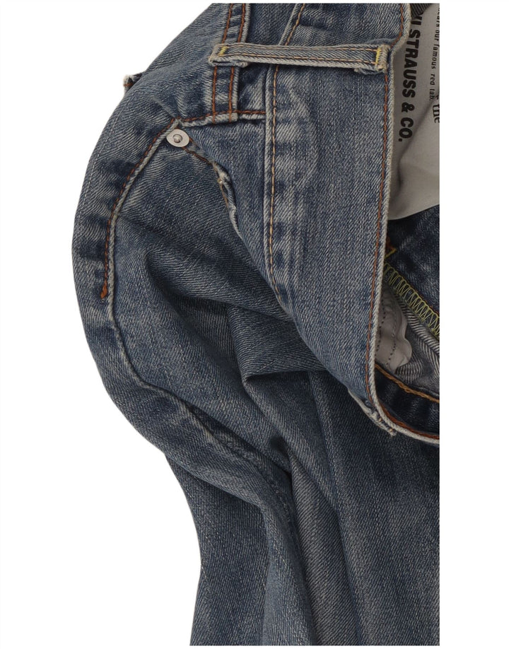 Levi's lige jeans til kvinder W31 L34 blå bomuld
