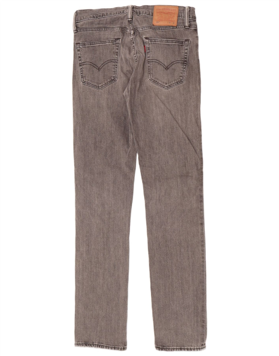 Levi's Herre 511 Slim Jeans W31 L34 Grå Bomuld