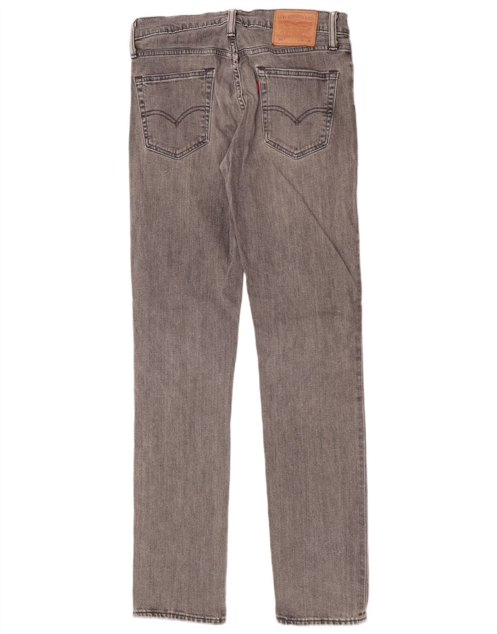 Levi's Herre 511 Slim Jeans W31 L34 Grå Bomuld