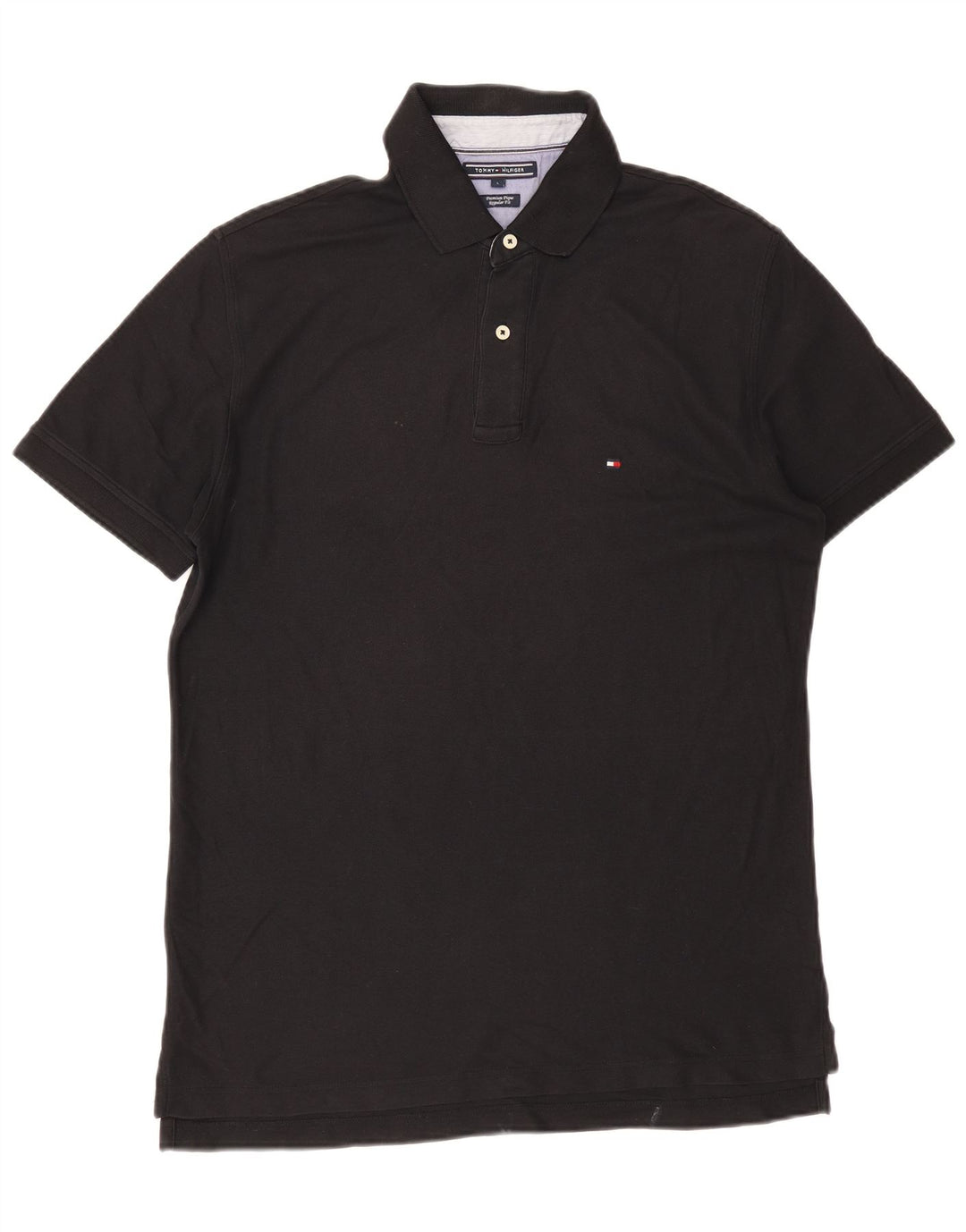 Tommy Hilfiger Herre Regular Fit Polo Shirt Large Navy Blue
