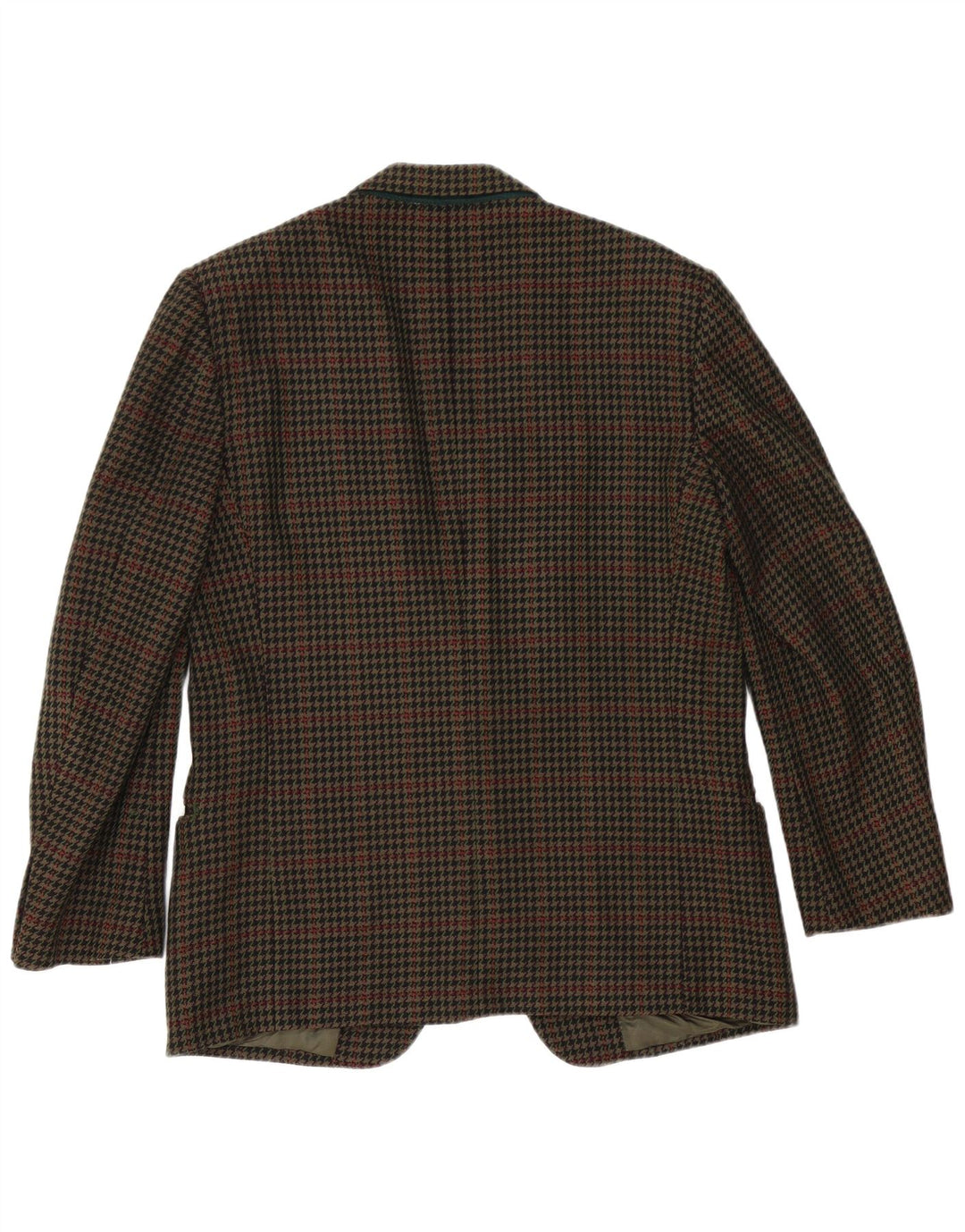 Valentino Herre 2-knaps blazerjakke UK 38 Medium Brown Houndstooth