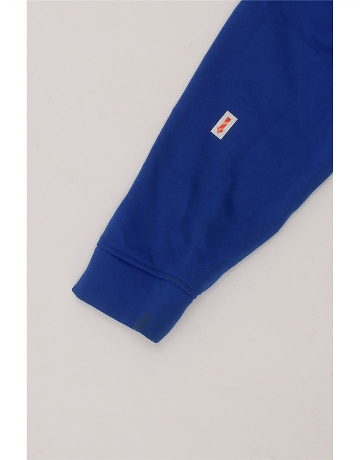 CHAMPION Boys Graphic Zip Hoodie Sweater 3-4 Years Blue Polyester Vintage Champion and Second-Hand Champion from Messina Hembry 