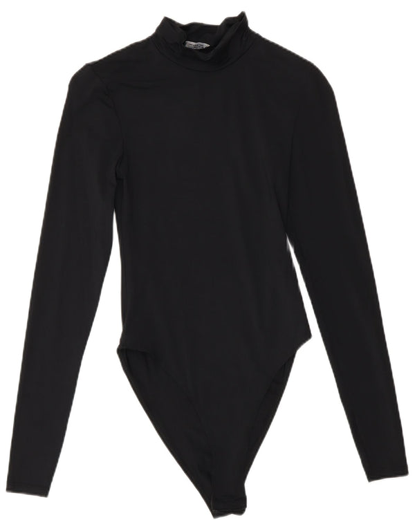Zara langærmet bodysuit til kvinder UK 8 Lille sort polyamid
