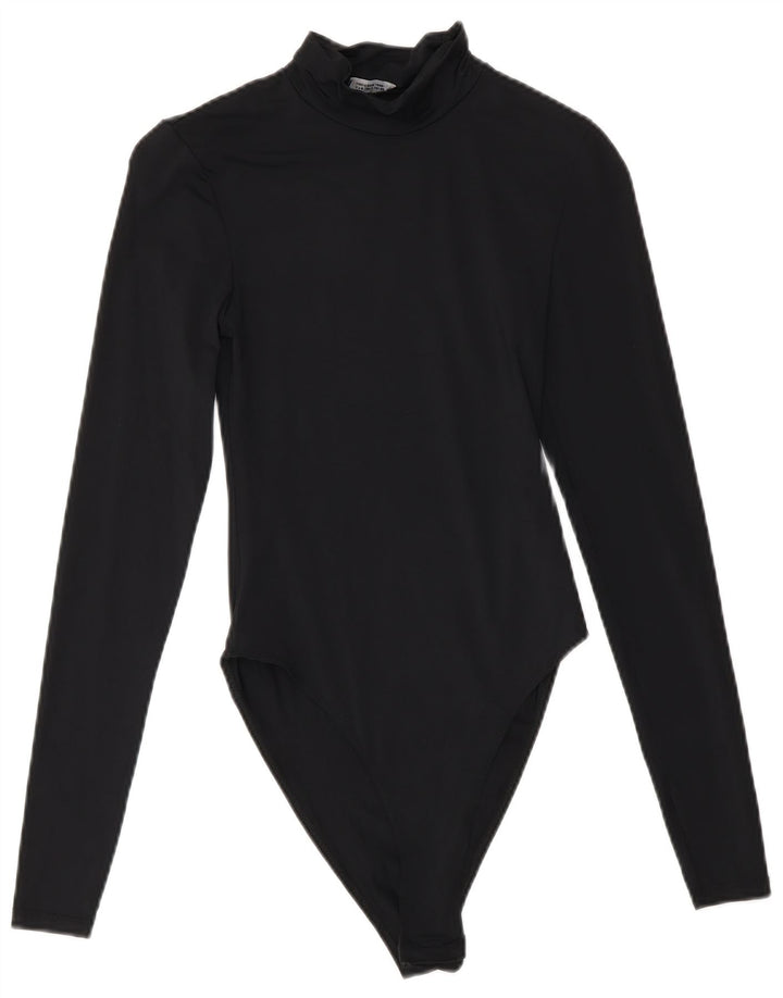 Zara langærmet bodysuit til kvinder UK 8 Lille sort polyamid