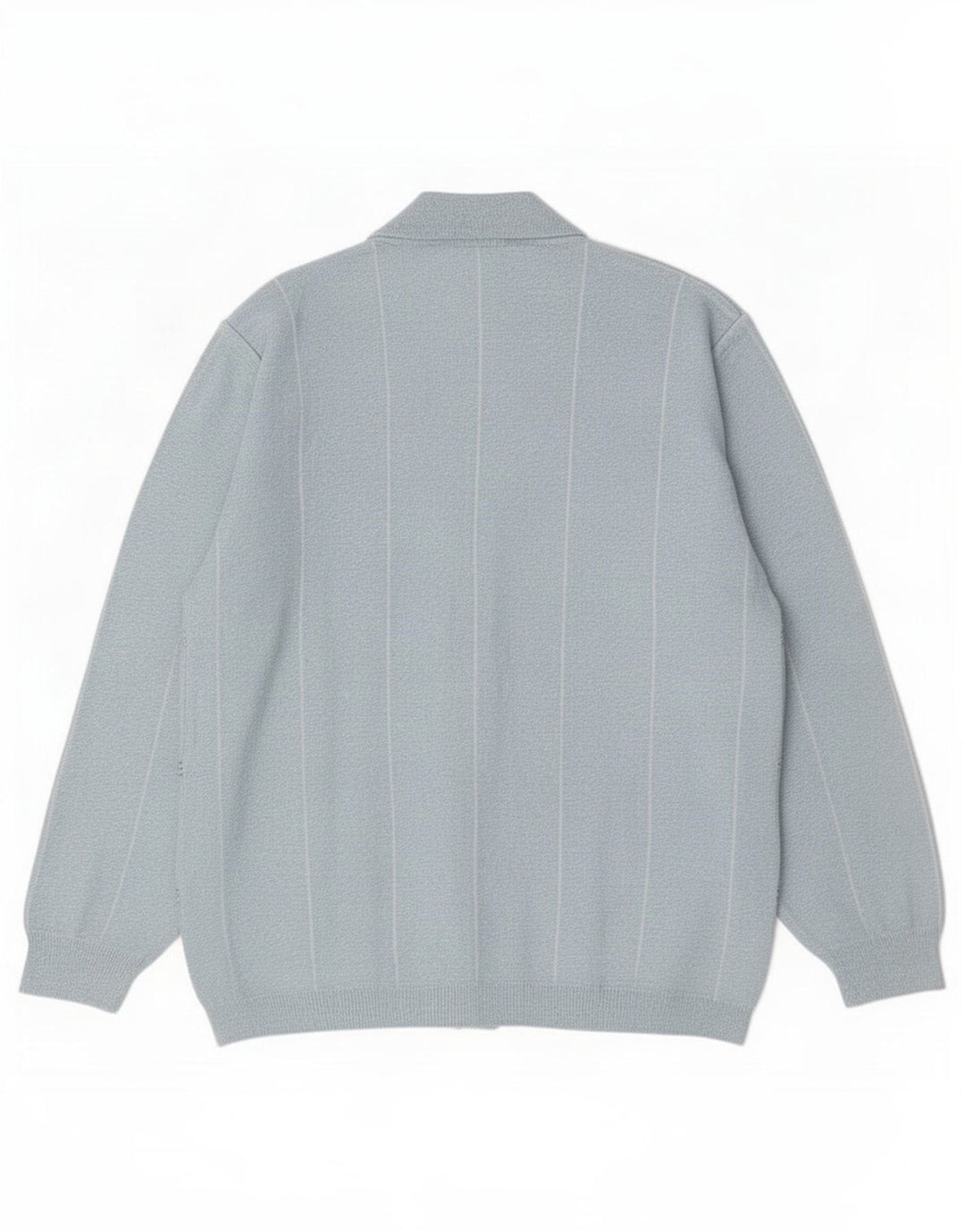 Rodes Herre Cardigan Sweater Large Blue Check Acryl