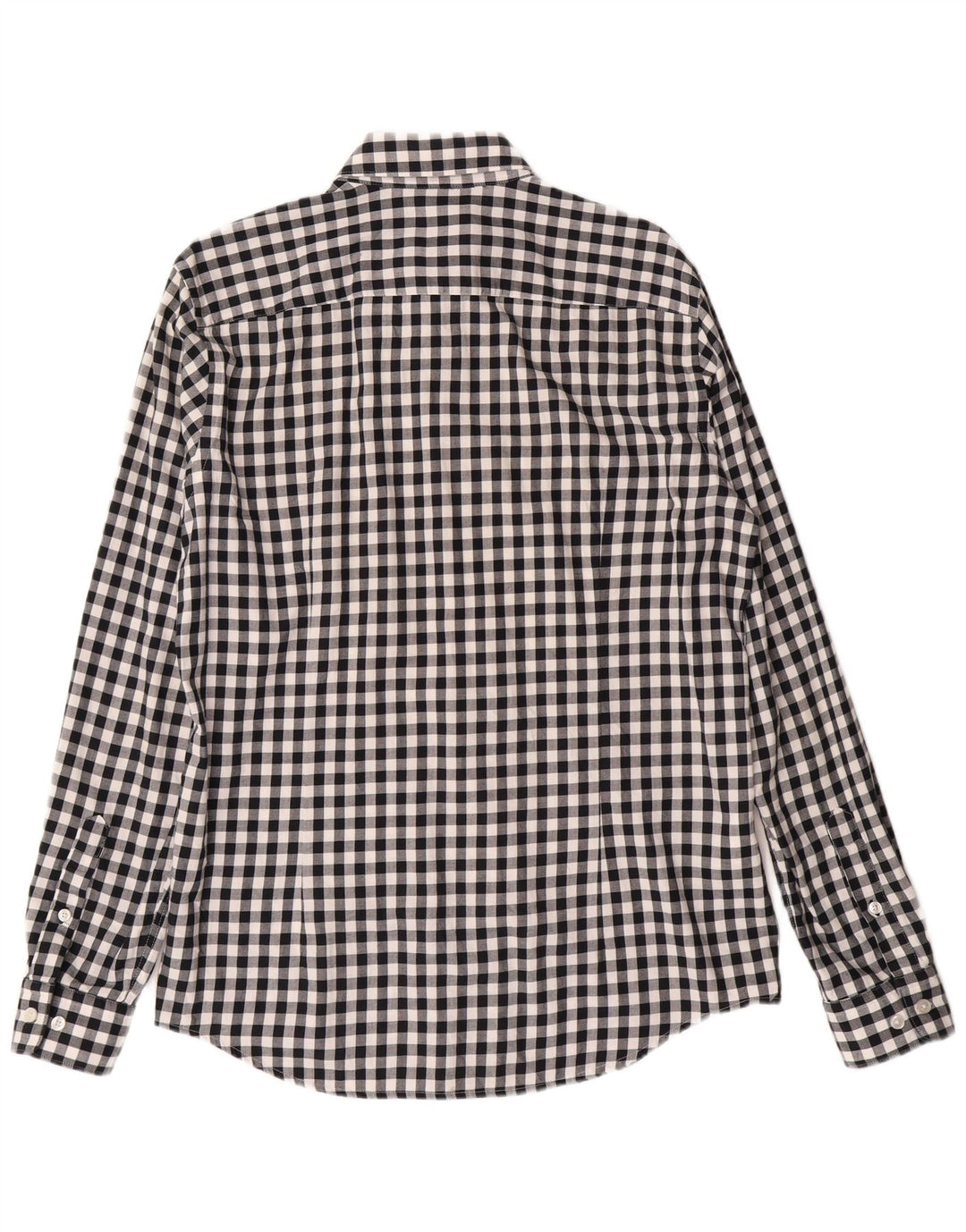 HUGO BOSS Herre Slim Fit Flanelskjorte Medium Sort Gingham Bomuld