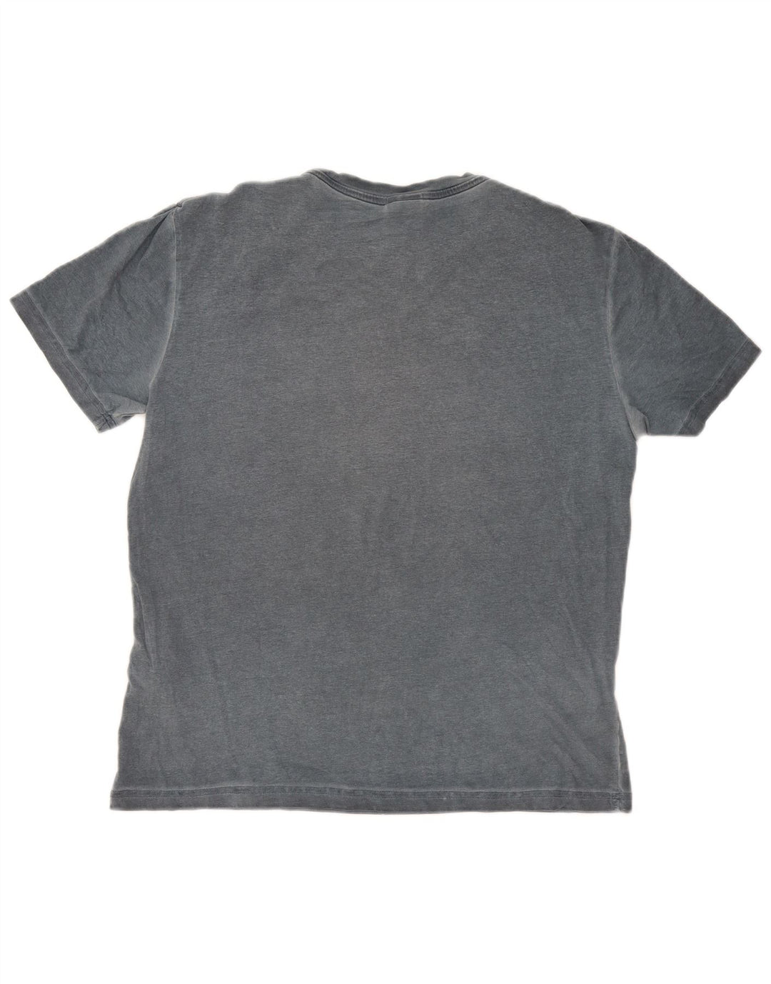 Diadora Herre grafisk T-shirt top mellemgrå bomuld