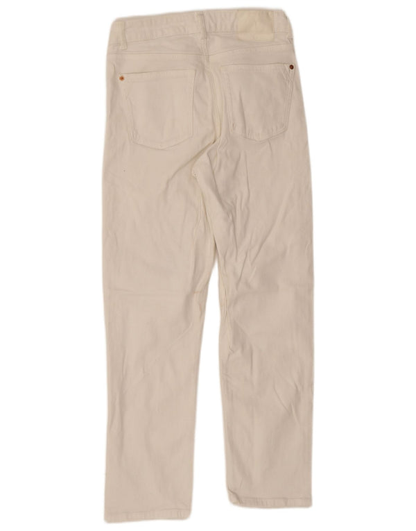 Zara Straight Jeans til kvinder EU 38 Small W28 L26 Hvid