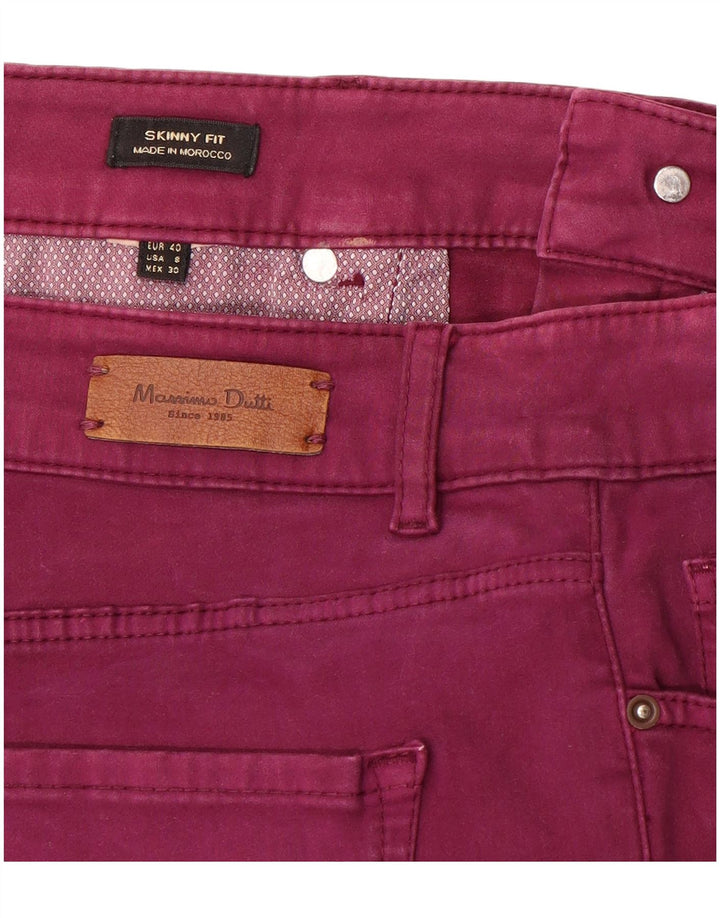 Massimo Dutti Dame Skinny Jeans EU 40 Medium W30 L30 Lilla