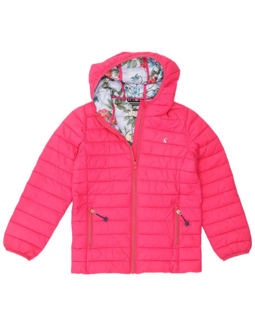 Joules Piger Polstret Hættejakke 9-10 År Pink Polyamid