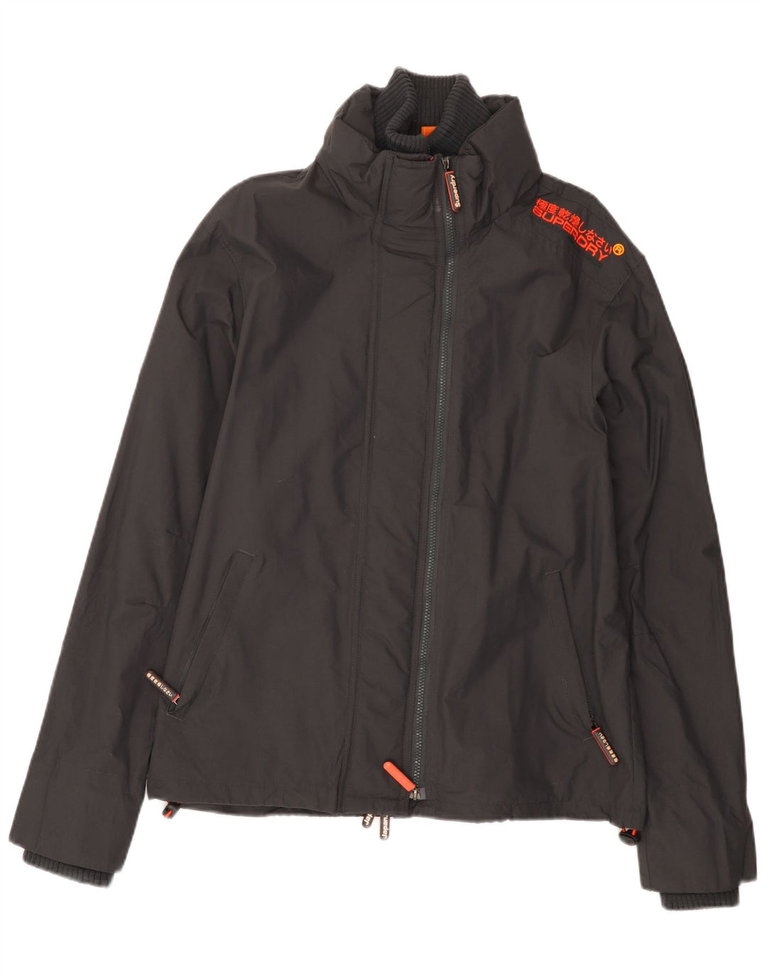 SUPERDRY Vindjakke vindjakke til kvinder UK 20 2XL Sort Nylon