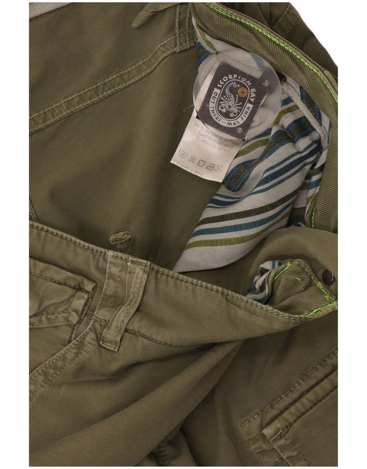 Scorpion Bay Herre Cargo Shorts W36 Large Khaki Bomuld