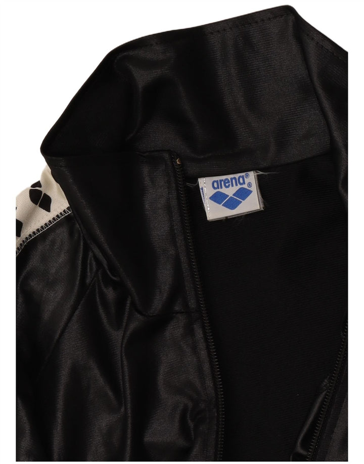 Arena Herre grafisk træningsdragt Topjakke XL Sort Colourblock Polyester
