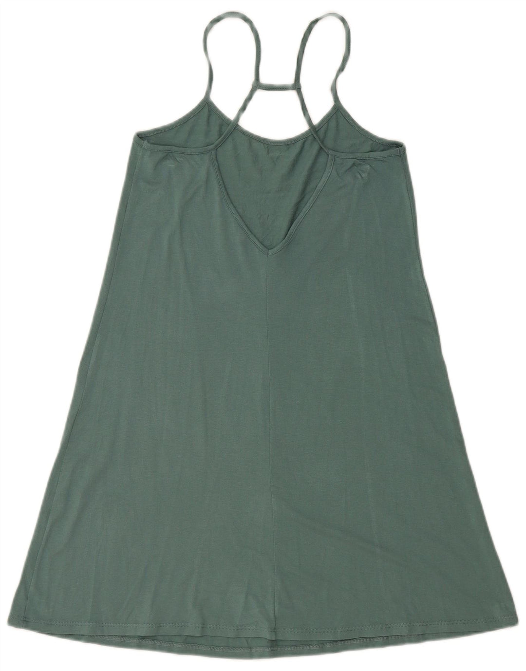 BENETTON Dame Halter Top UK 8 Lille Grøn