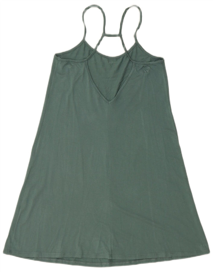 BENETTON Dame Halter Top UK 8 Lille Grøn