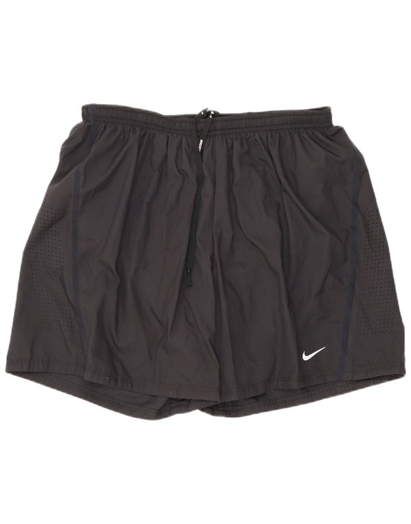 Nike Dri Fit sportsshorts til kvinder store sorte polyester