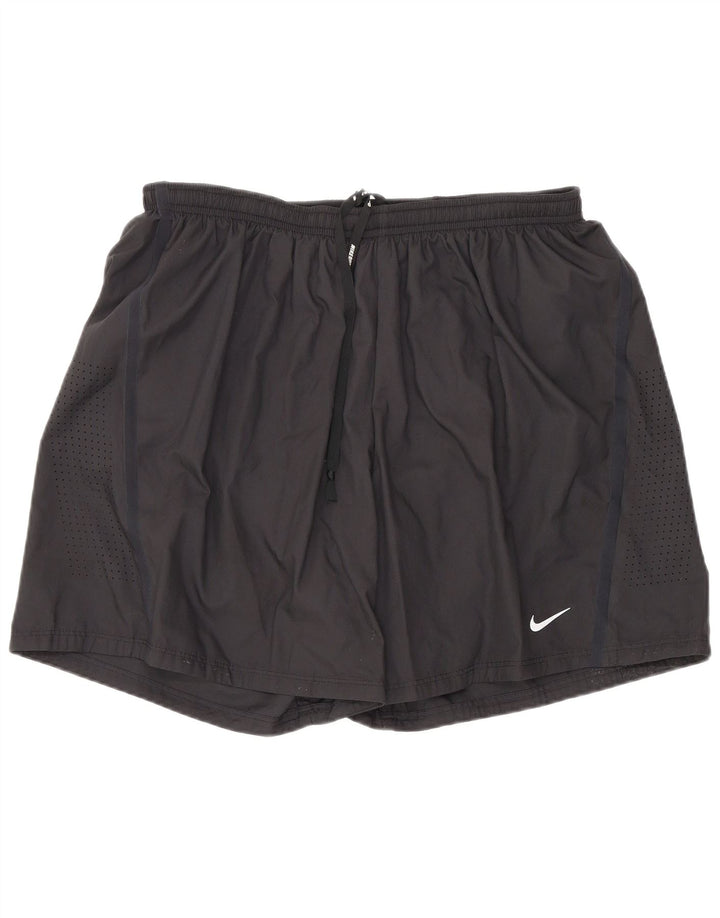 Nike Dri Fit sportsshorts til kvinder store sorte polyester