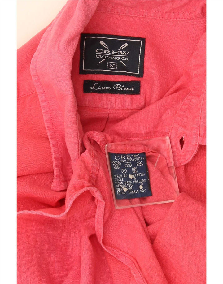 Crew Clothing Herreskjorte Medium Pink Linen
