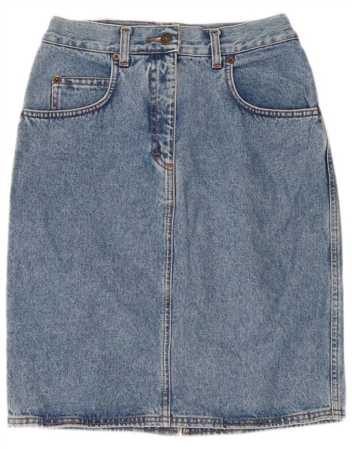 Verde Dame Denim Nederdel W27 Lille Blå
