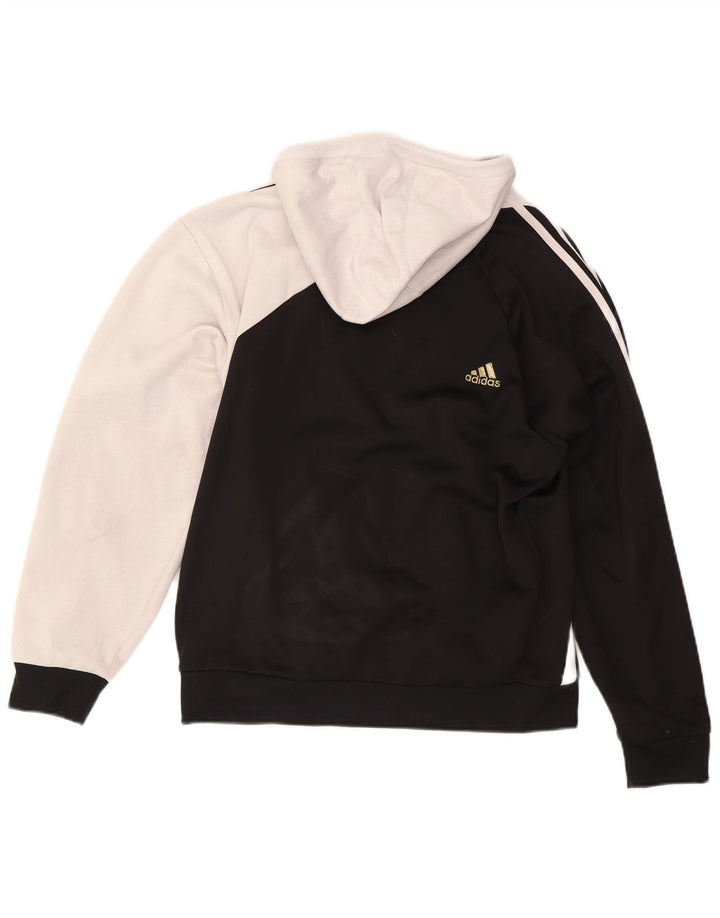 Adidas Hættetrøje med lynlås til mænd Small Black Polyester