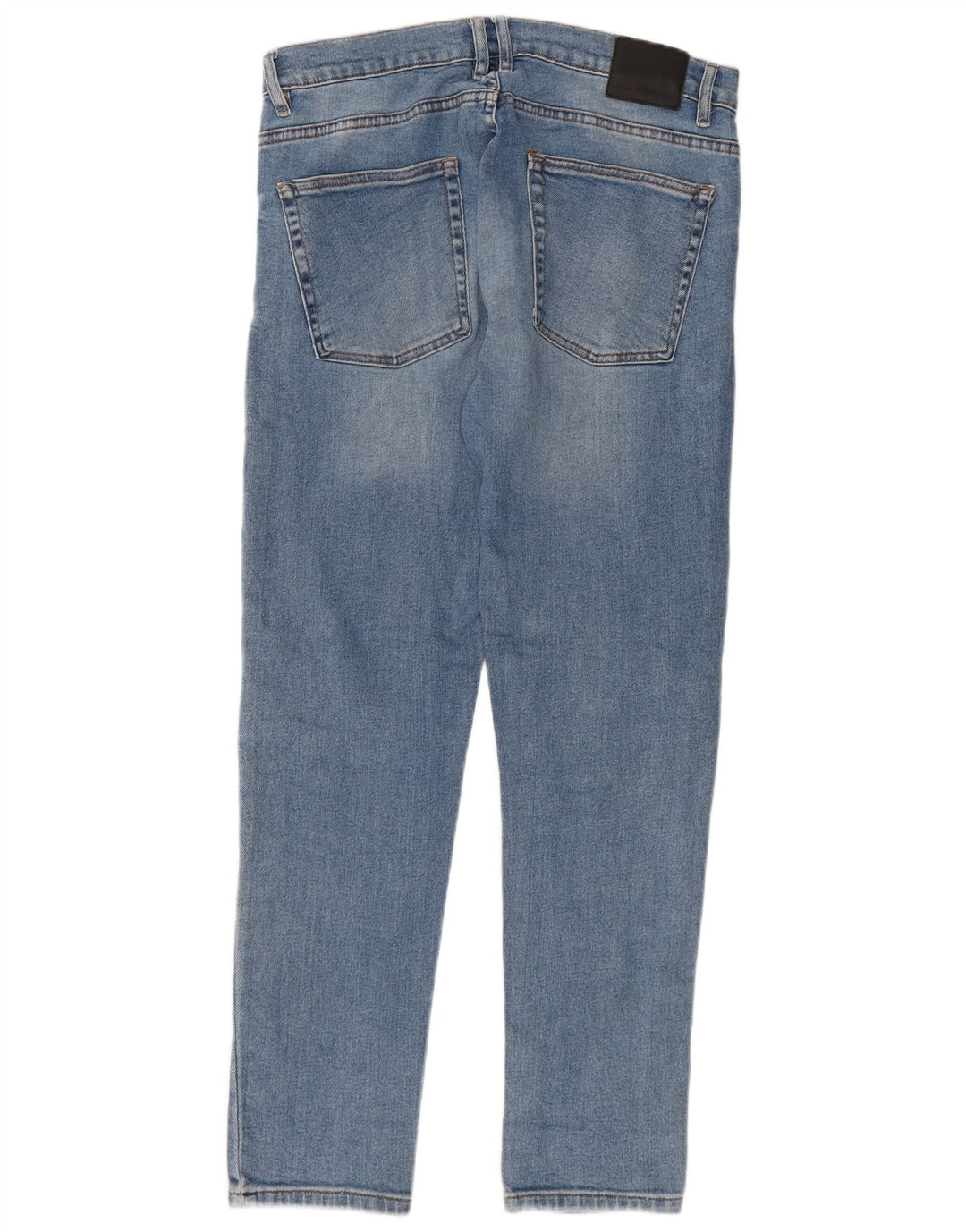 ZARA Mens Slim Jeans EU 46 XL W36 L32 Blue Cotton