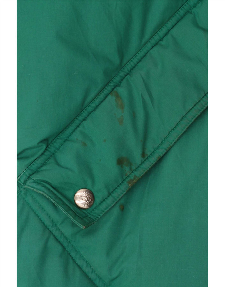 Diadora Herre Loose Fit Vendbar polstret jakke UK 40 Large Green Polyester