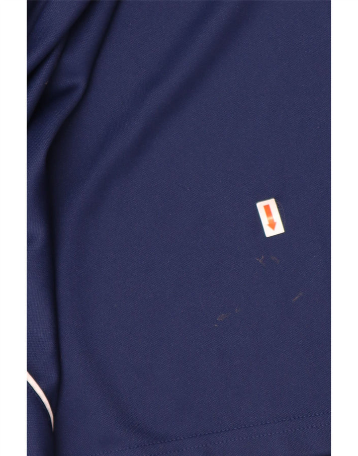 ADIDAS Herre Aeroready Zip Neck Pullover Træningsdragt Top Large Navy Blue