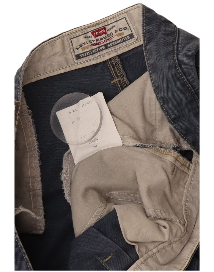 Levi's Herre Pegged Chino Shorts W40 XL Marineblå Bomuld