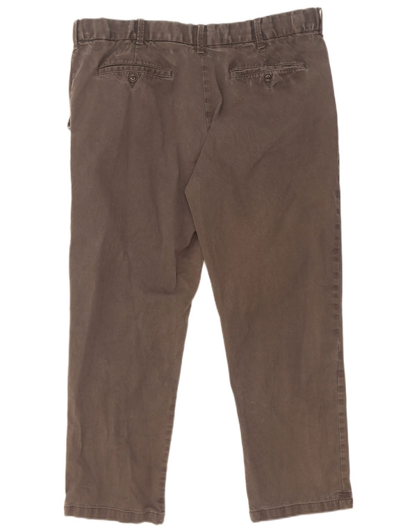 Marks & Spencer Herre Blue Harbor Lige Chinobukser W40 L29 Grå