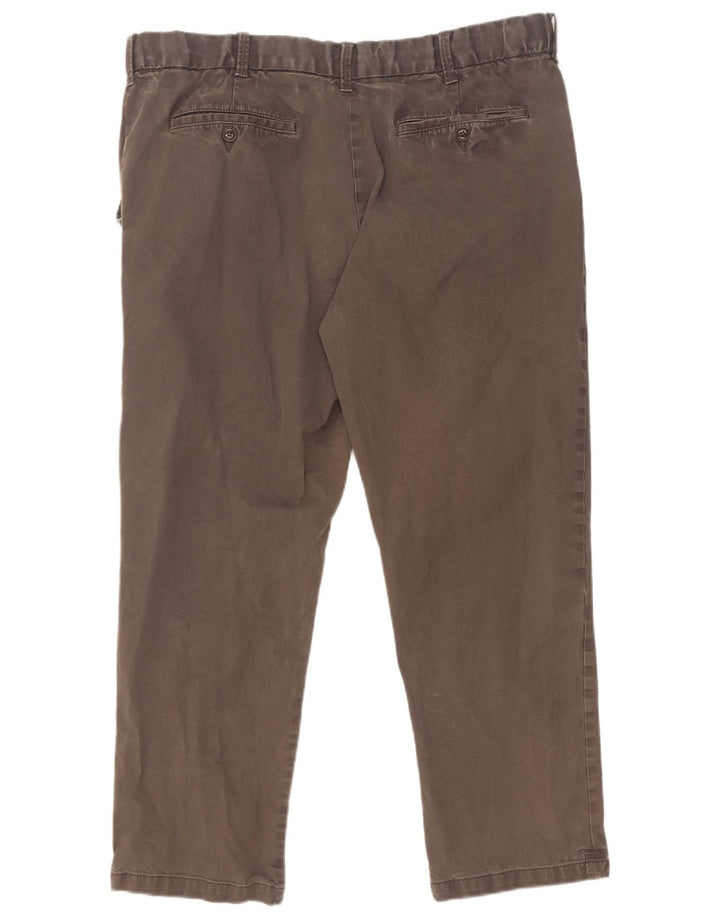 Marks & Spencer Herre Blue Harbor Lige Chinobukser W40 L29 Grå